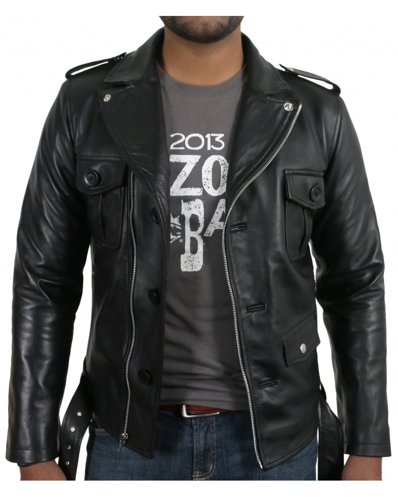 Laverapelle Men's Genuine Lambskin Leather Jacket (Double Rider Jacket) - 1501031 Laverapelle Men's Genuine Lambskin Leather Jacket (Double Rider Jacket) - 1501031
