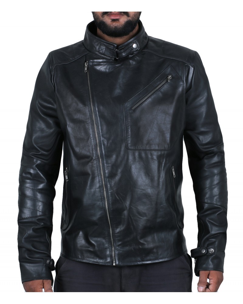 Laverapelle Men's Genuine Cowhide Leather Jacket (Fencing Jacket) - 1501036 Laverapelle Men's Genuine Cowhide Leather Jacket (Fencing Jacket) - 1501036