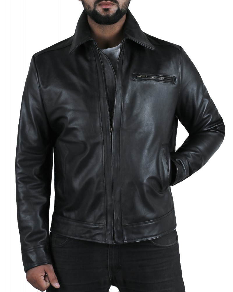 Laverapelle Men's Genuine Cowhide Leather Jacket (Aviator Jacket) - 1501047 Laverapelle Men's Genuine Cowhide Leather Jacket (Aviator Jacket) - 1501047