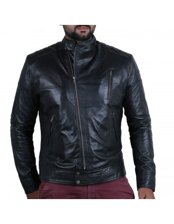 Laverapelle Men's Genuine Lambskin Leather Jacket (Classic Jacket) - 1501072