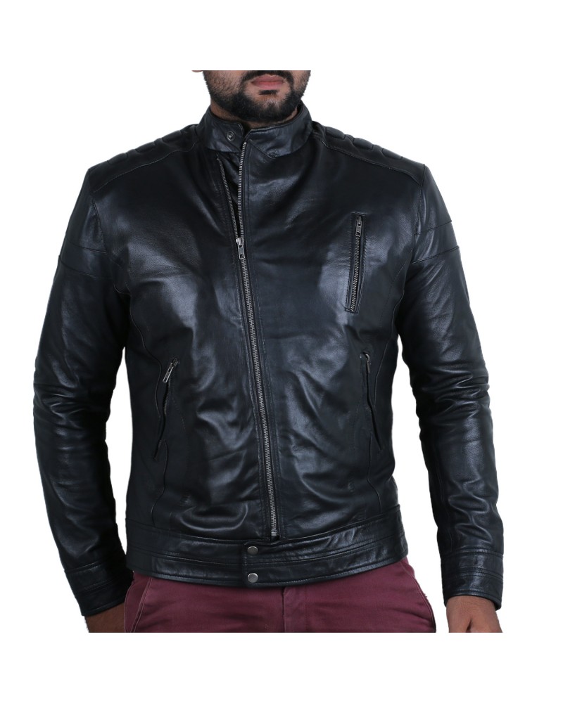 Laverapelle Men's Genuine Lambskin Leather Jacket (Classic Jacket) - 1501072 Laverapelle Men's Genuine Lambskin Leather Jacket (Classic Jacket) - 1501072