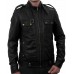 Laverapelle Men's Genuine Lambskin Leather Jacket (Officer Jacket) - 1501075