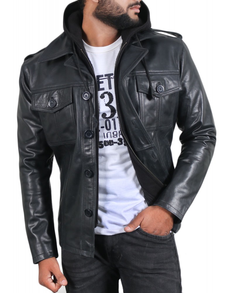Laverapelle Men's Genuine Lambskin Leather Jacket (Regal Jacket) - 1501107 Laverapelle Men's Genuine Lambskin Leather Jacket (Regal Jacket) - 1501107