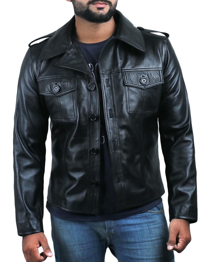 Laverapelle Men's Genuine Lambskin Leather Jacket (Regal Jacket) - 1501108