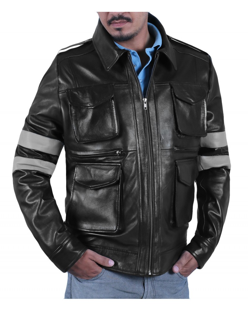 Laverapelle Men's Genuine Lambskin Leather Jacket (Field Jacket) - 1501127 Laverapelle Men's Genuine Lambskin Leather Jacket (Field Jacket) - 1501127