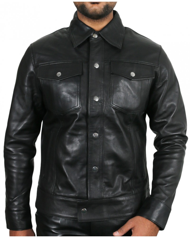 Laverapelle Men's Genuine Lambskin Leather Jacket (Officer Jacket) - 1501132 Laverapelle Men's Genuine Lambskin Leather Jacket (Officer Jacket) - 1501132