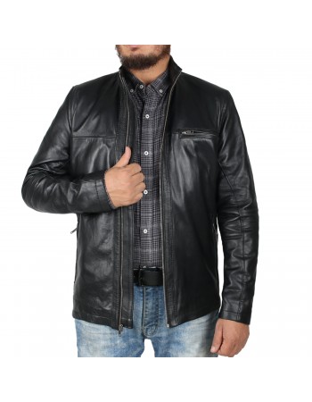 Laverapelle Men's Genuine Lambskin Leather Jacket (Classic Jacket) - 1501135 Laverapelle Men's Genuine Lambskin Leather Jacket (Classic Jacket) - 1501135