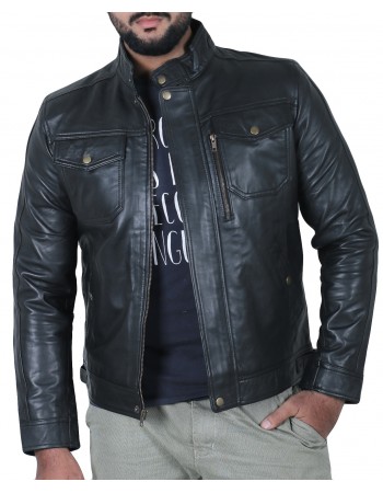 Laverapelle Men's Genuine Lambskin Leather Jacket (Officer Jacket) - 1501138 Laverapelle Men's Genuine Lambskin Leather Jacket (Officer Jacket) - 1501138