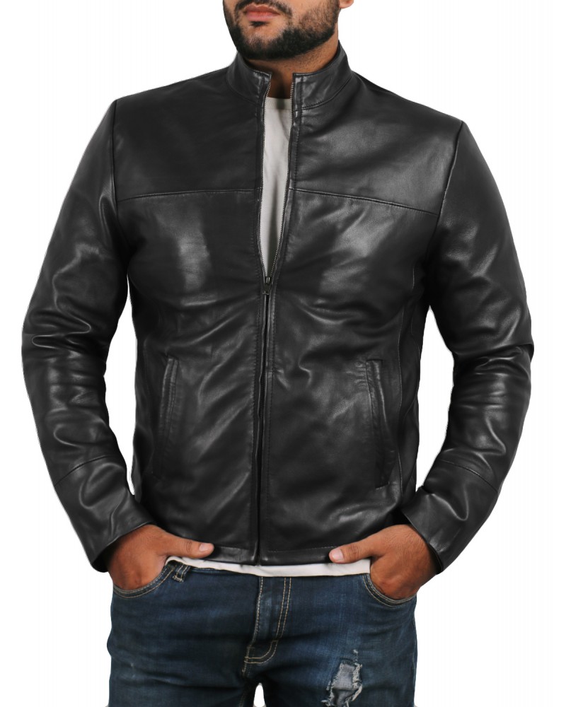 Laverapelle Men's Genuine Lambskin Leather Jacket (Racer Jacket) - 1501212 Laverapelle Men's Genuine Lambskin Leather Jacket (Racer Jacket) - 1501212