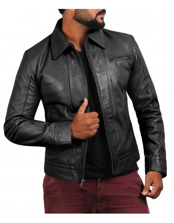 Laverapelle Men's Genuine Lambskin Leather Jacket (Aviator Jacket) - 1501214 Laverapelle Men's Genuine Lambskin Leather Jacket (Aviator Jacket) - 1501214