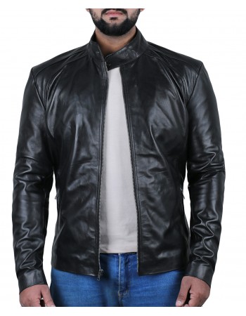 Laverapelle Men's Genuine Lambskin Leather Jacket (Racer Jacket) - 1501343 Laverapelle Men's Genuine Lambskin Leather Jacket (Racer Jacket) - 1501343