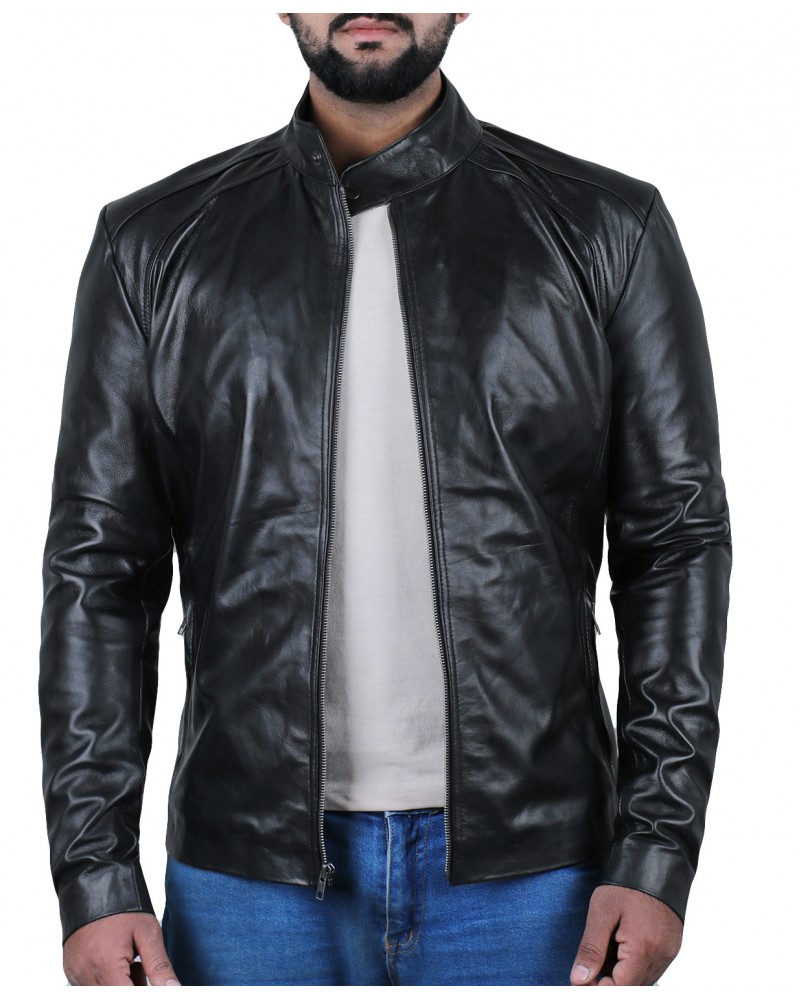 Laverapelle Men's Genuine Lambskin Leather Jacket (Racer Jacket) - 1501343 Laverapelle Men's Genuine Lambskin Leather Jacket (Racer Jacket) - 1501343