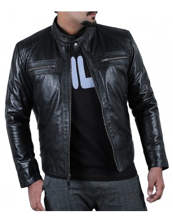 Laverapelle Men's Genuine Lambskin Leather Jacket (Fencing Jacket) - 1501344 Laverapelle Men's Genuine Lambskin Leather Jacket (Fencing Jacket) - 1501344
