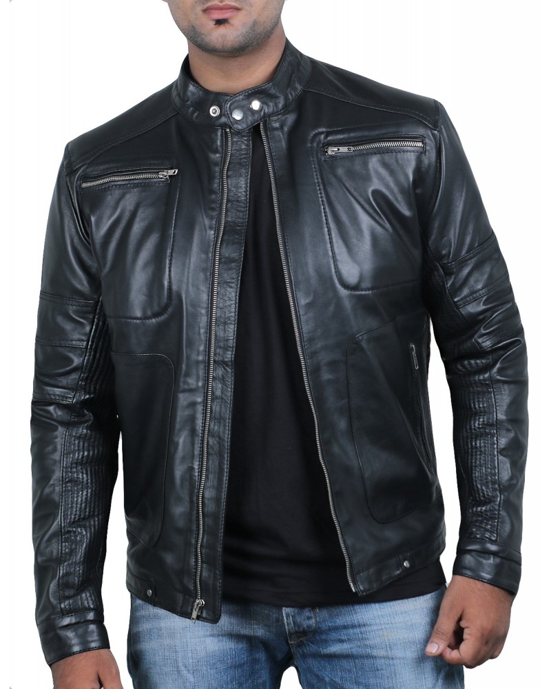 Laverapelle Men's Genuine Lambskin Leather Jacket (Racer Jacket) - 1501390 Laverapelle Men's Genuine Lambskin Leather Jacket (Racer Jacket) - 1501390
