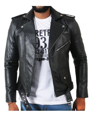 Laverapelle Men's Genuine Lambskin Leather Jacket (Double Rider Jacket) - 1501398 Laverapelle Men's Genuine Lambskin Leather Jacket (Double Rider Jacket) - 1501398