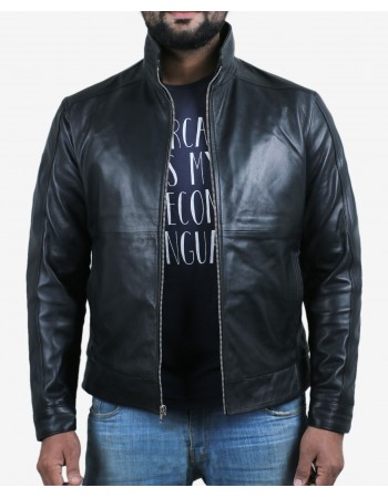 Laverapelle Men's Genuine Lambskin Leather Jacket (Racer Jacket) - 1501462