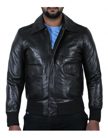 Laverapelle Men's Genuine Lambskin Leather Jacket (Bomber Jacket) - 1501530