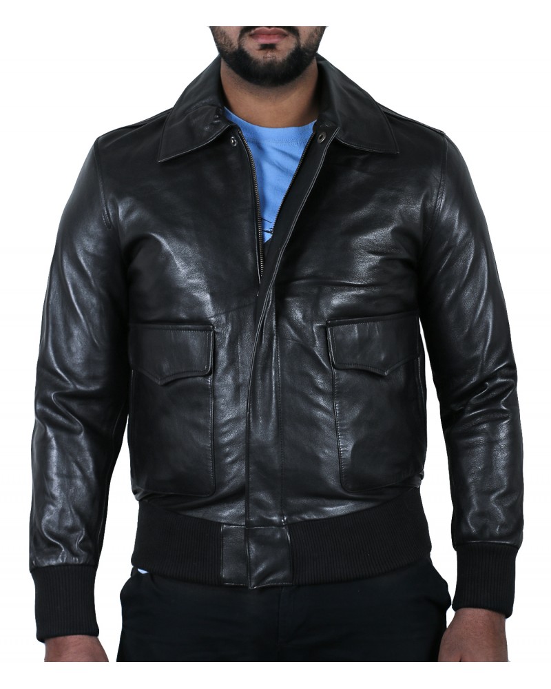 Laverapelle Men's Genuine Lambskin Leather Jacket (Bomber Jacket) - 1501530 Laverapelle Men's Genuine Lambskin Leather Jacket (Bomber Jacket) - 1501530