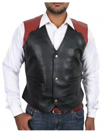 Laverapelle Men's Genuine Lambskin Leather Waist (Biker Vest) - 1503537 Laverapelle Men's Genuine Lambskin Leather Waist (Biker Vest) - 1503537