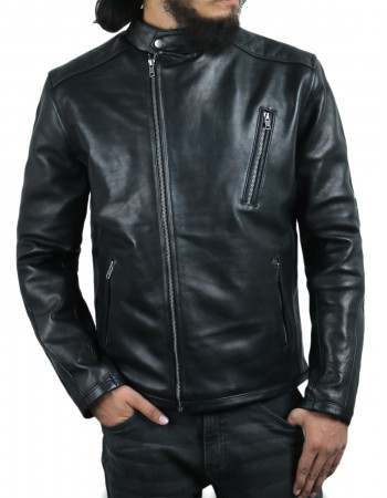 Laverapelle Men's Genuine Cowhide Leather Jacket (Fencing Jacket) - 1501581 Laverapelle Men's Genuine Cowhide Leather Jacket (Fencing Jacket) - 1501581