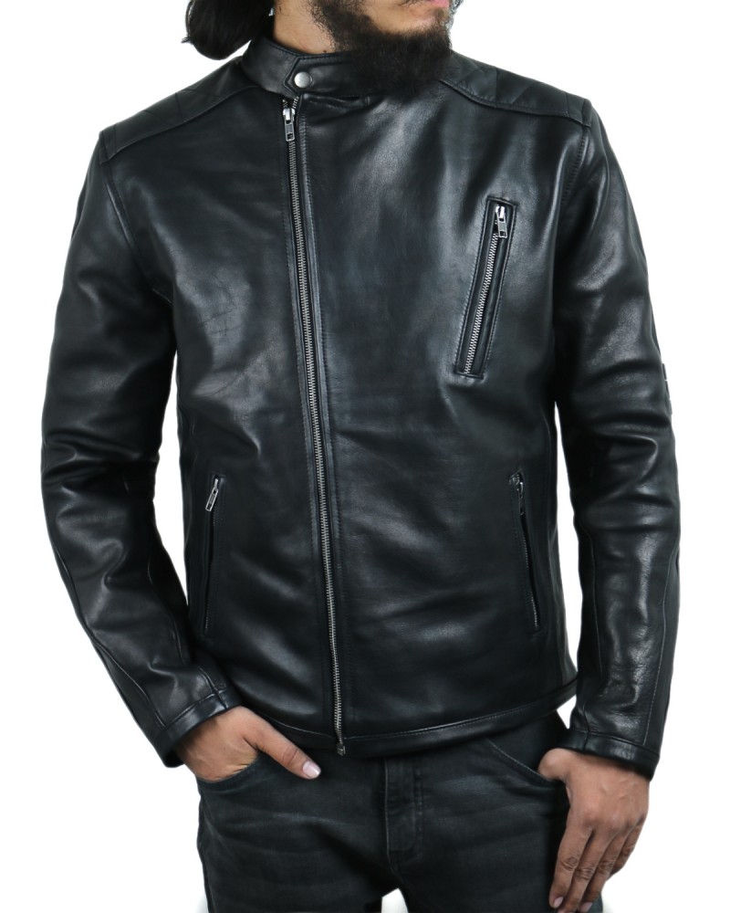 Laverapelle Men's Genuine Cowhide Leather Jacket (Fencing Jacket) - 1501581 Laverapelle Men's Genuine Cowhide Leather Jacket (Fencing Jacket) - 1501581