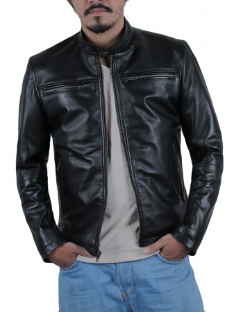Laverapelle Men's Genuine Lambskin Leather Jacket (Racer Jacket) - 1501646 Laverapelle Men's Genuine Lambskin Leather Jacket (Racer Jacket) - 1501646