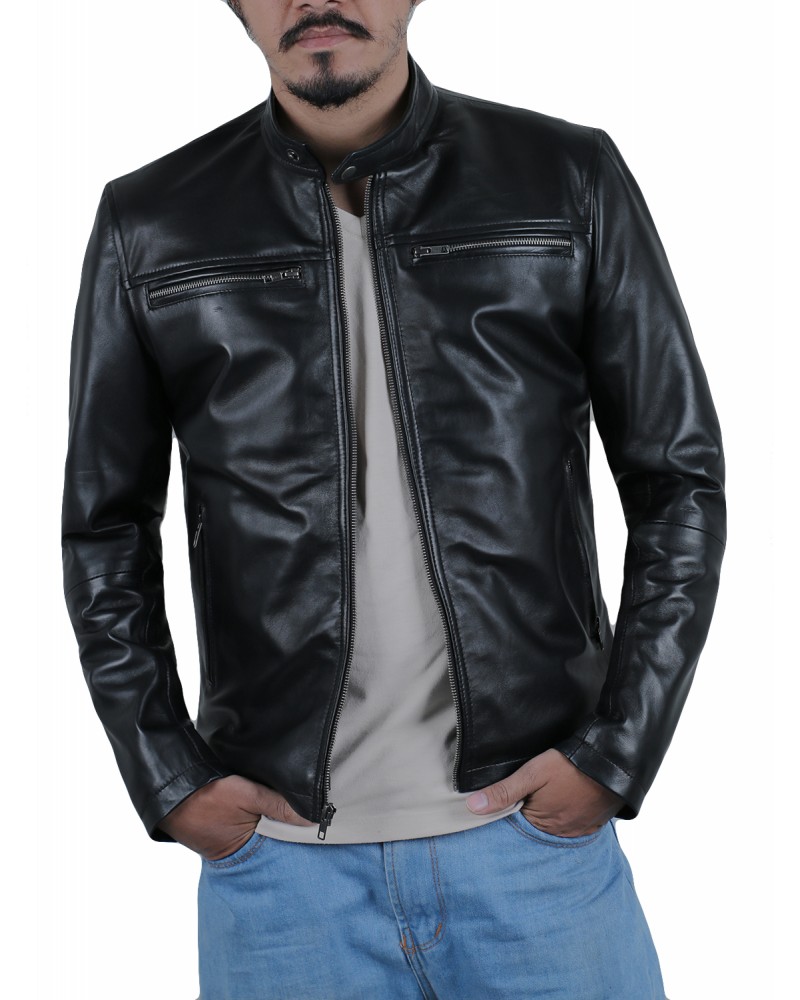 Laverapelle Men's Genuine Lambskin Leather Jacket (Racer Jacket) - 1501646 Laverapelle Men's Genuine Lambskin Leather Jacket (Racer Jacket) - 1501646