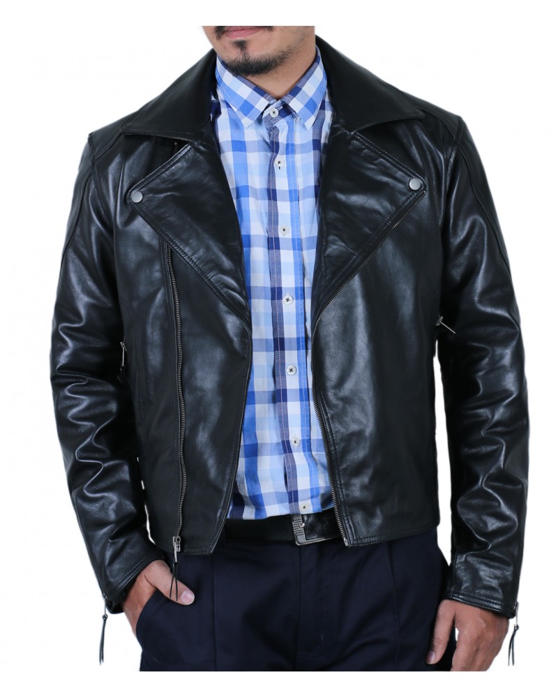 Laverapelle Men's Genuine Lambskin Leather Jacket (Double Rider Jacket) - 1501653 Laverapelle Men's Genuine Lambskin Leather Jacket (Double Rider Jacket) - 1501653