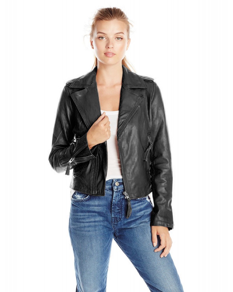 Laverapelle Women's Genuine Lambskin Leather Jacket (Fencing Jacket) - 1521666 Laverapelle Women's Genuine Lambskin Leather Jacket (Fencing Jacket) - 1521666