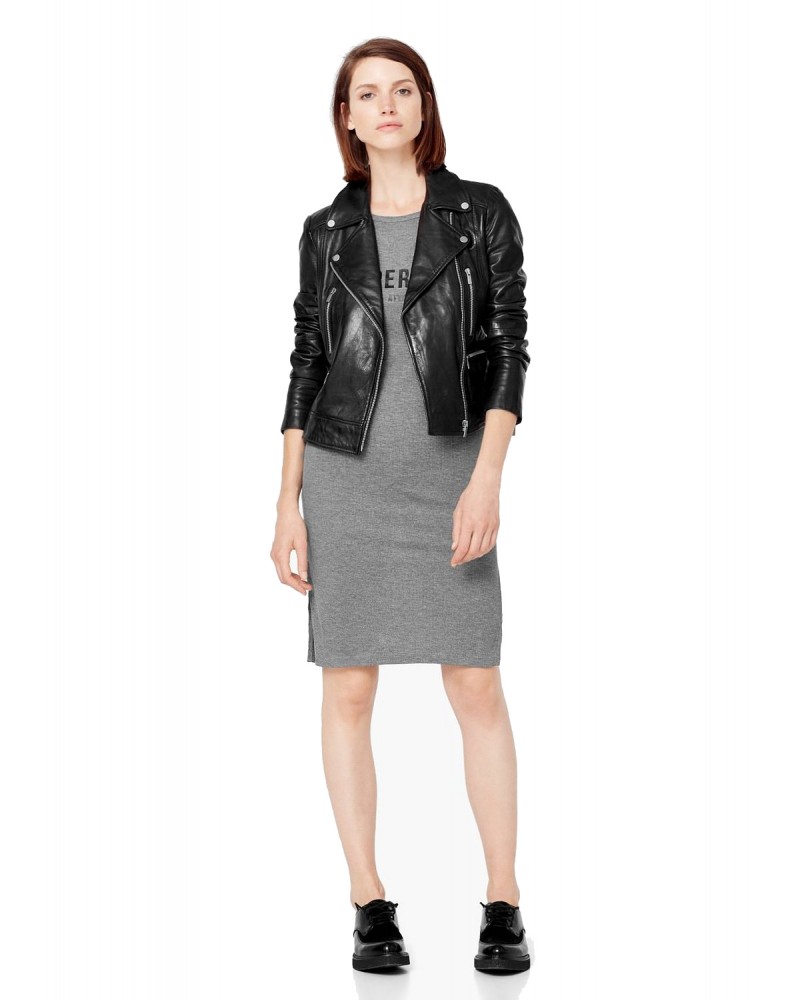 Laverapelle Women's Genuine Lambskin Leather Jacket (Double Rider Jacket) - 1521670