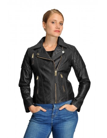 Laverapelle Women's Genuine Lambskin Leather Jacket (Double Rider Jacket) - 1521672 Laverapelle Women's Genuine Lambskin Leather Jacket (Double Rider Jacket) - 1521672