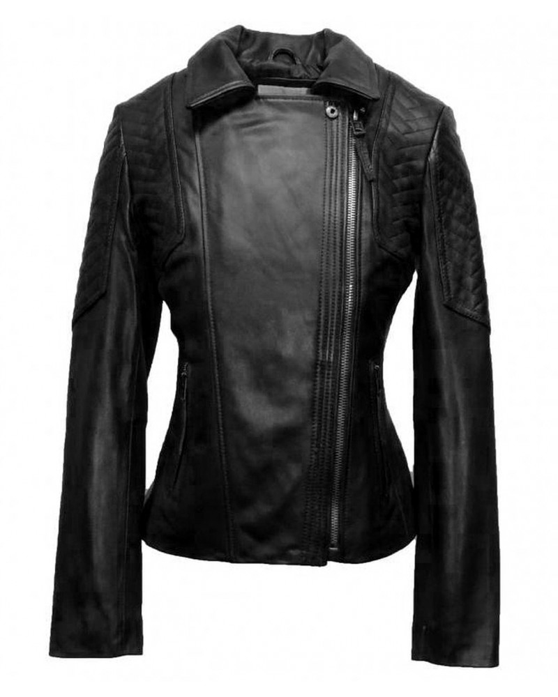 Laverapelle Women's Genuine Lambskin Leather Jacket (Fencing Jacket) - 1521673 Laverapelle Women's Genuine Lambskin Leather Jacket (Fencing Jacket) - 1521673