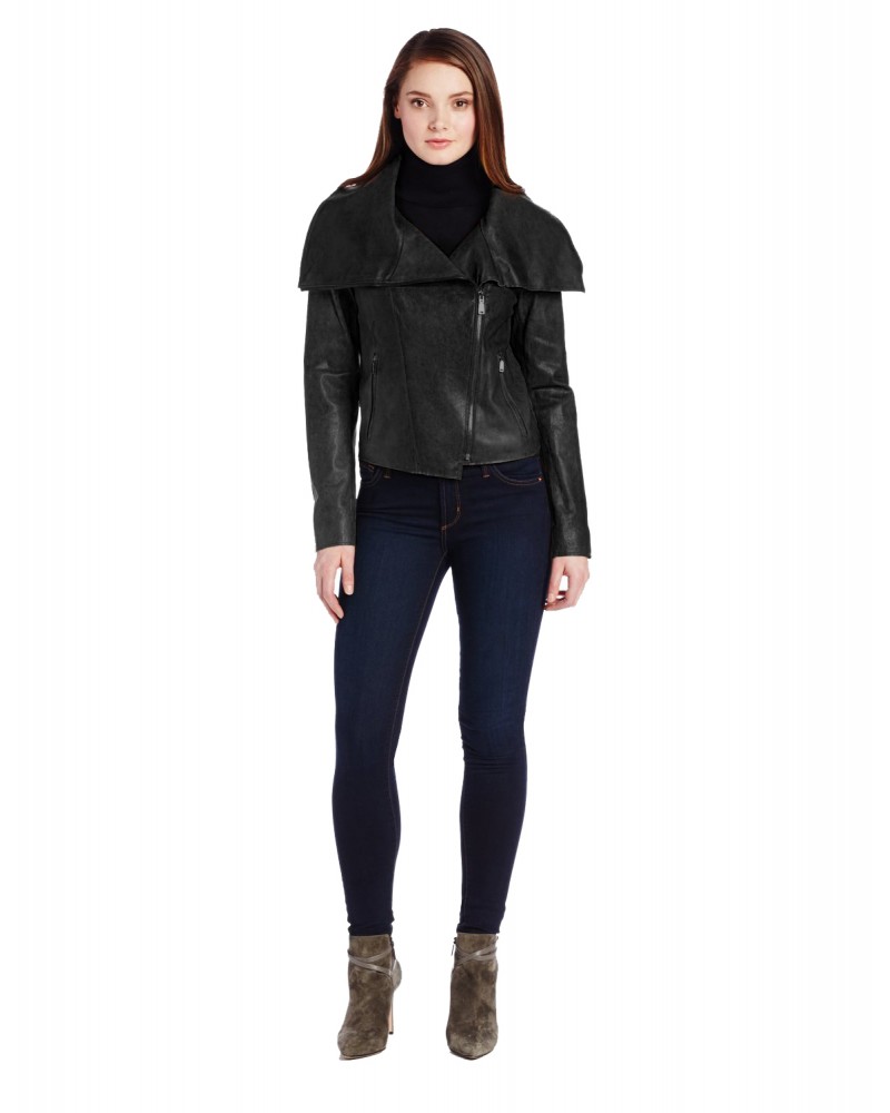 Laverapelle Women's Genuine Lambskin Leather Jacket (Aviator Jacket) - 1521675 Laverapelle Women's Genuine Lambskin Leather Jacket (Aviator Jacket) - 1521675