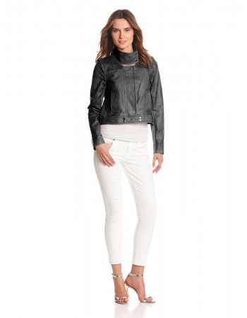 Laverapelle Women's Genuine Lambskin Leather Jacket (Racer Jacket) - 1521678