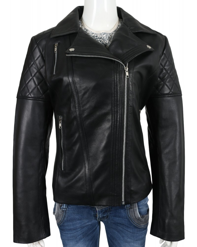 Laverapelle Women's Genuine Lambskin Leather Jacket (Fencing Jacket) - 1521763 Laverapelle Women's Genuine Lambskin Leather Jacket (Fencing Jacket) - 1521763