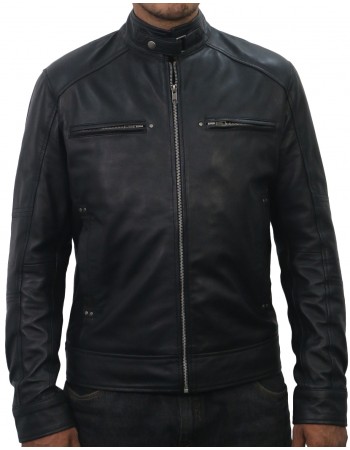 Laverapelle Men's Genuine Lambskin Leather Jacket (Racer Jacket) - 1501812 Laverapelle Men's Genuine Lambskin Leather Jacket (Racer Jacket) - 1501812