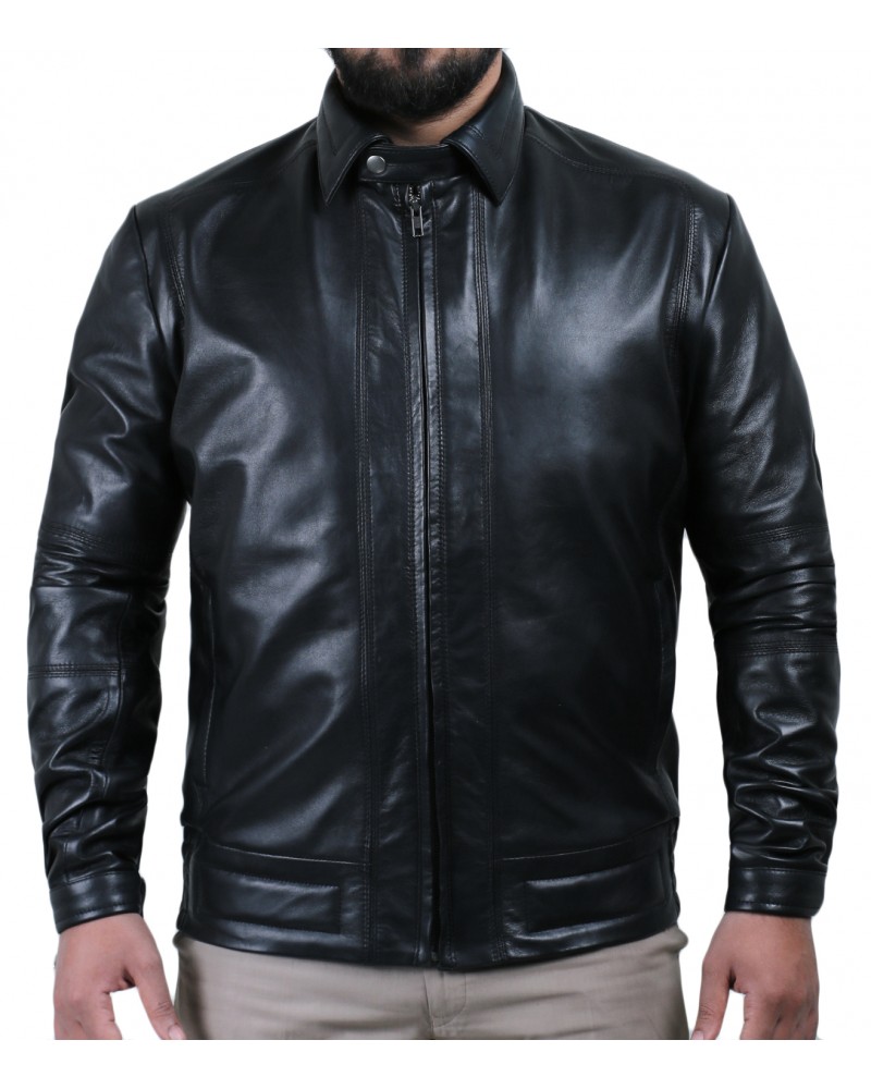 Laverapelle Men's Genuine Lambskin Leather Jacket (Aviator Jacket) - 1501820 Laverapelle Men's Genuine Lambskin Leather Jacket (Aviator Jacket) - 1501820