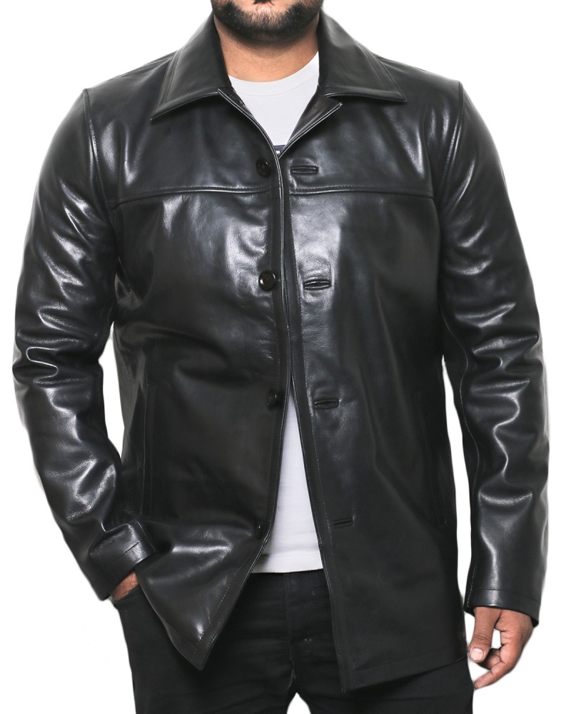 Laverapelle Men's Genuine Cowhide Leather Coat (Classic Coat) - 1502832 Laverapelle Men's Genuine Cowhide Leather Coat (Classic Coat) - 1502832