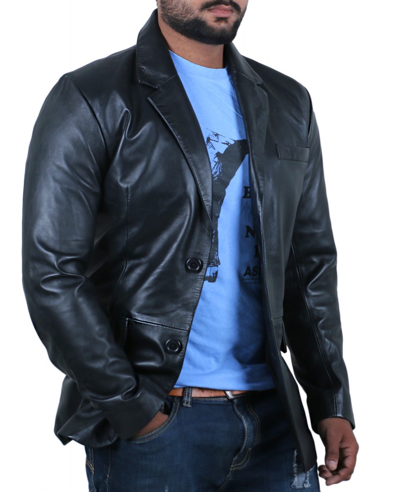Laverapelle Men's Genuine Lambskin Leather Jacket (Blazer Jacket) - 1501836