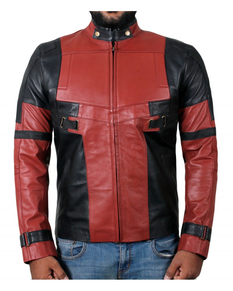 Laverapelle Men's Deadpool Ryan Reynolds Genuine Leather Jacket (Fencing Jacket) - 1501847 Laverapelle Men's Deadpool Ryan Reynolds Genuine Leather Jacket (Fencing Jacket) - 1501847