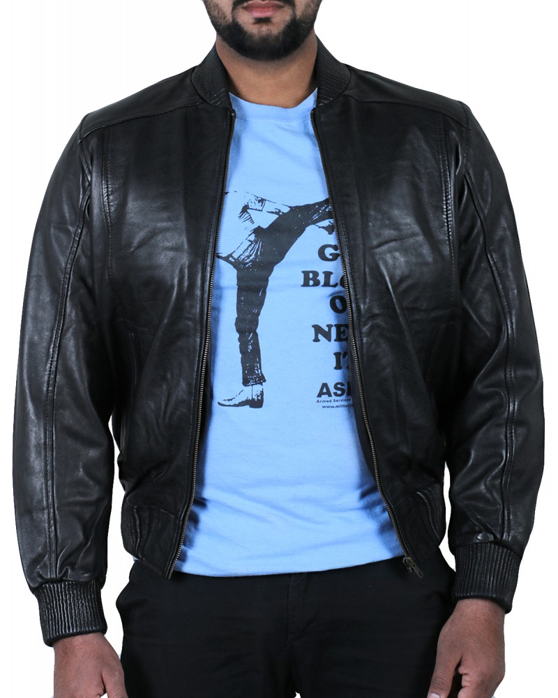Laverapelle Men's Genuine Lambskin Leather Jacket (Bomber Jacket) - 1701067 Laverapelle Men's Genuine Lambskin Leather Jacket (Bomber Jacket) - 1701067
