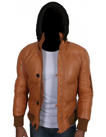 Laverapelle Men's Genuine Lambskin Leather Jacket (Hooded) - 1801020 Laverapelle Men's Genuine Lambskin Leather Jacket (Hooded) - 1801020