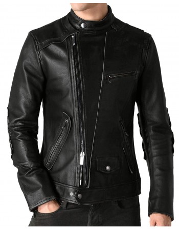 Laverapelle Men's Genuine Lambskin Leather Jacket (Racer Jacket) - 1801030 Laverapelle Men's Genuine Lambskin Leather Jacket (Racer Jacket) - 1801030