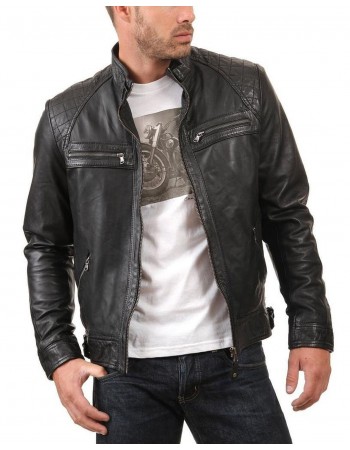 Laverapelle Men's Genuine Lambskin Leather Jacket (Fencing Jacket) - 1801041 Laverapelle Men's Genuine Lambskin Leather Jacket (Fencing Jacket) - 1801041