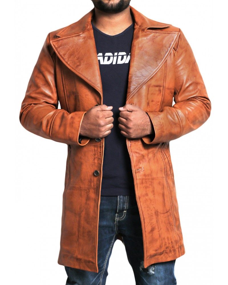 Laverapelle Men's Genuine Lambskin Leather Coat (Blazer Coat) - 1802004