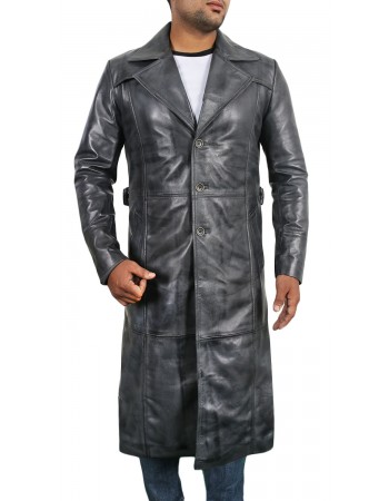 Laverapelle Men's Genuine Lambskin Leather Coat (Over Coat) - 1802007 Laverapelle Men's Genuine Lambskin Leather Coat (Over Coat) - 1802007