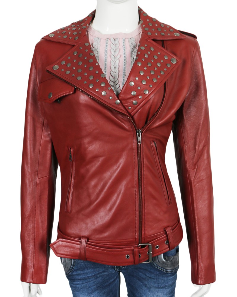 Laverapelle Women's Genuine Lambskin Leather Jacket (Double Rider Jacket) - 1821010 Laverapelle Women's Genuine Lambskin Leather Jacket (Double Rider Jacket) - 1821010