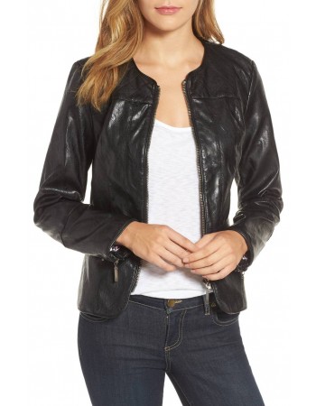 Laverapelle Women's Genuine Lambskin Leather Jacket (fencing Jacket) - 1821016 Laverapelle Women's Genuine Lambskin Leather Jacket (fencing Jacket) - 1821016