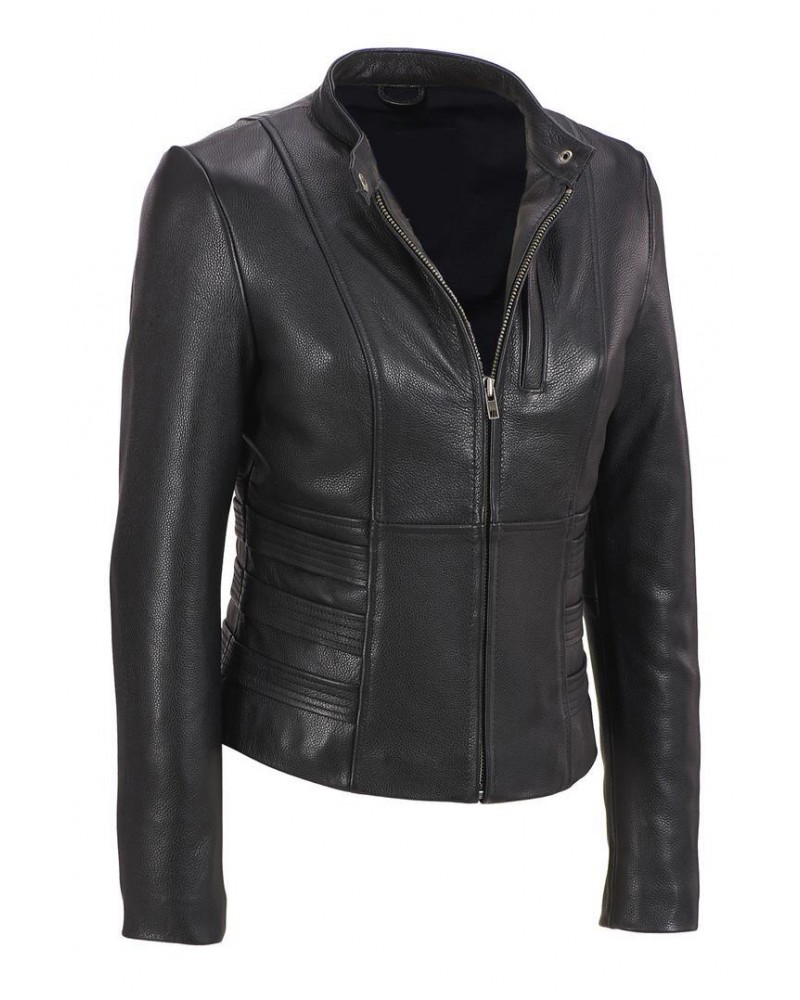 Laverapelle Women's Genuine Cowhide Leather Jacket (Racer Jacket) - 1821040 Laverapelle Women's Genuine Cowhide Leather Jacket (Racer Jacket) - 1821040