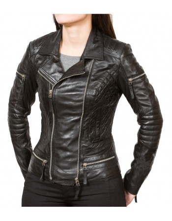 Laverapelle Women's Genuine Lambskin Leather Jacket (Double Rider Jacket) - 1821046 Laverapelle Women's Genuine Lambskin Leather Jacket (Double Rider Jacket) - 1821046